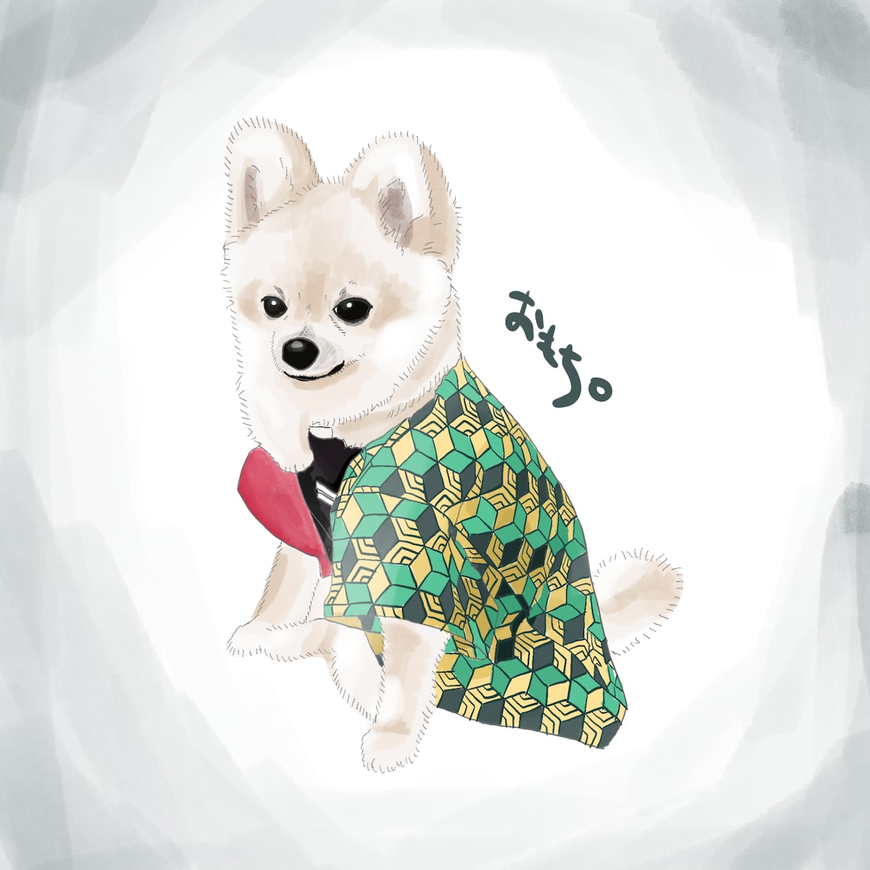 ふわりとした似顔絵やイラストをお描きします 色やデザイン等、ご希望のイメージに沿ったものを提供します！ イメージ2