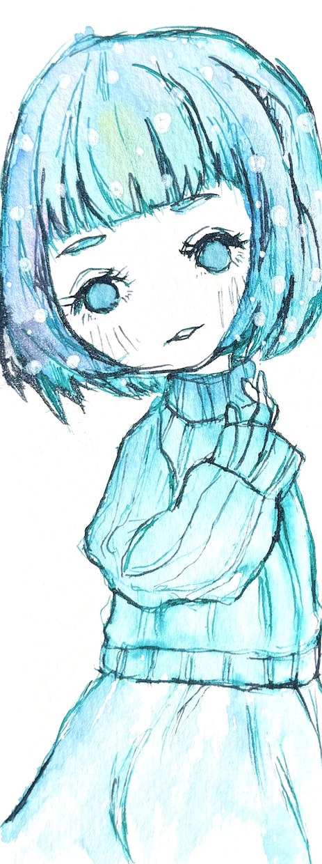 MVなどの1枚絵をアナログで描きます 私とぜひ一緒に作品作りませんか？ イメージ1