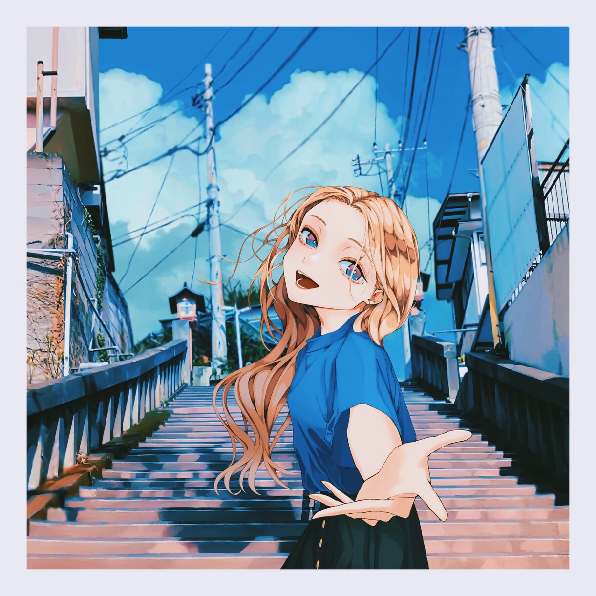 エモい女の子のイラストを描きます アイコンやジャケットイラスト、MVの一枚絵などに!! イメージ7