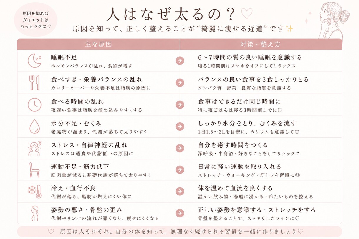 あなた専用の垢抜けダイエットを提案します 痩せるだけじゃない垢抜けを一緒に目指しましょう！ イメージ4