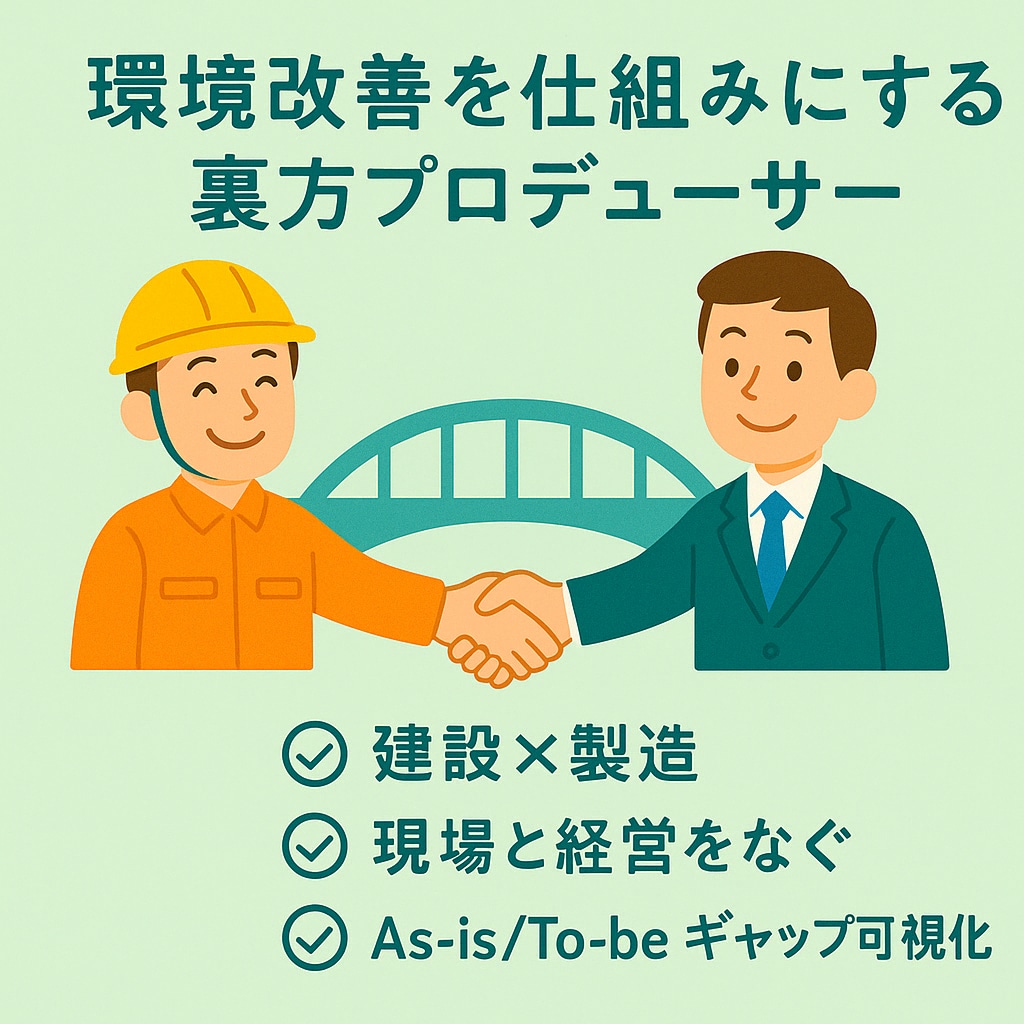 現場のモヤモヤを“言語化＆整理”します 現場出身コンサルが、テキストで寄り添いながら改善のお手伝い！ イメージ1
