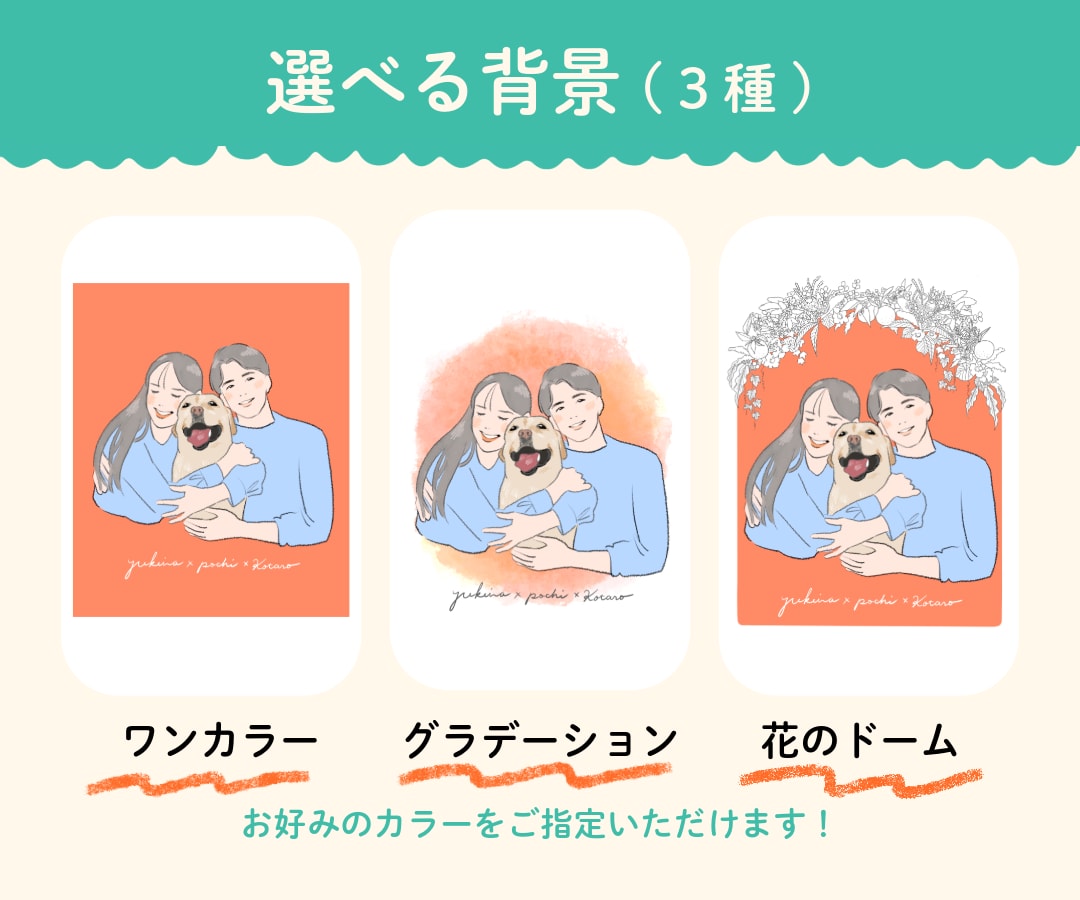シンプルお洒落で似てる✨きれいめ似顔絵を描きます 結婚祝/誕生日/記念日/還暦祝/プレゼントに◎ イメージ4