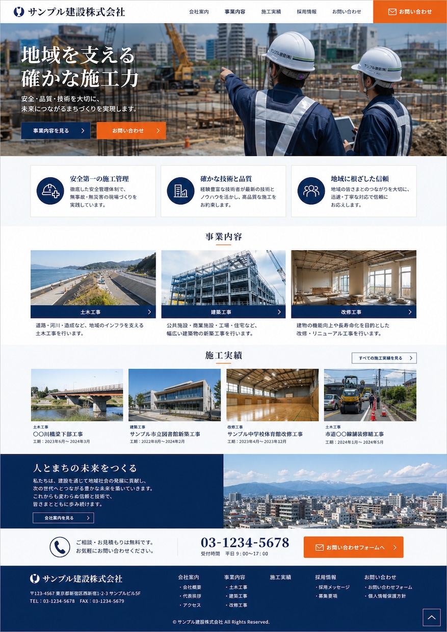 Webサイト作成します 早い！安い！上手い！でお受けします！完全オリジナルデザイン イメージ1