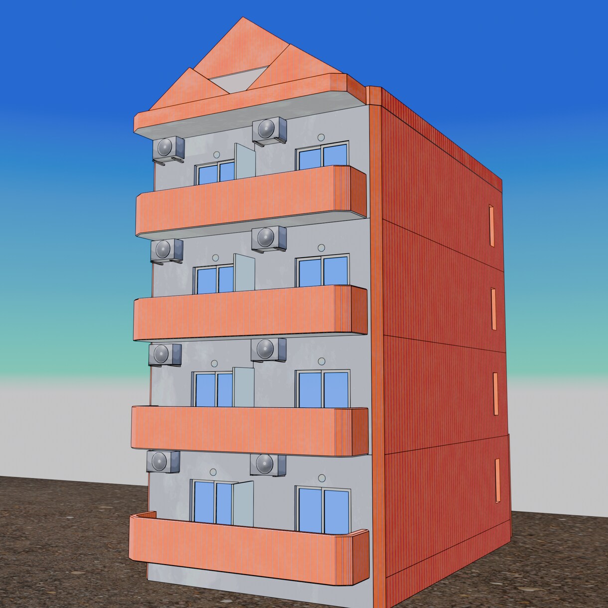 お部屋や建物の3DCG・パースを高品質に制作します 【図面・写真から立体化】建築物3DCGを高クオリティで描画！ イメージ3