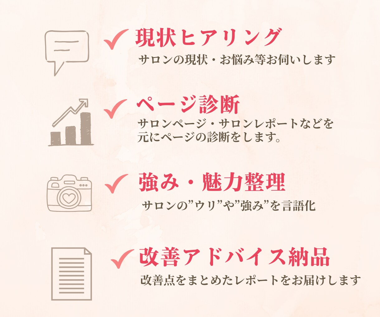 ホットペッパーのサロンページ、本気で診断します 業界25年の現場目線で「新規が来ない理由」ページから診断！ イメージ3