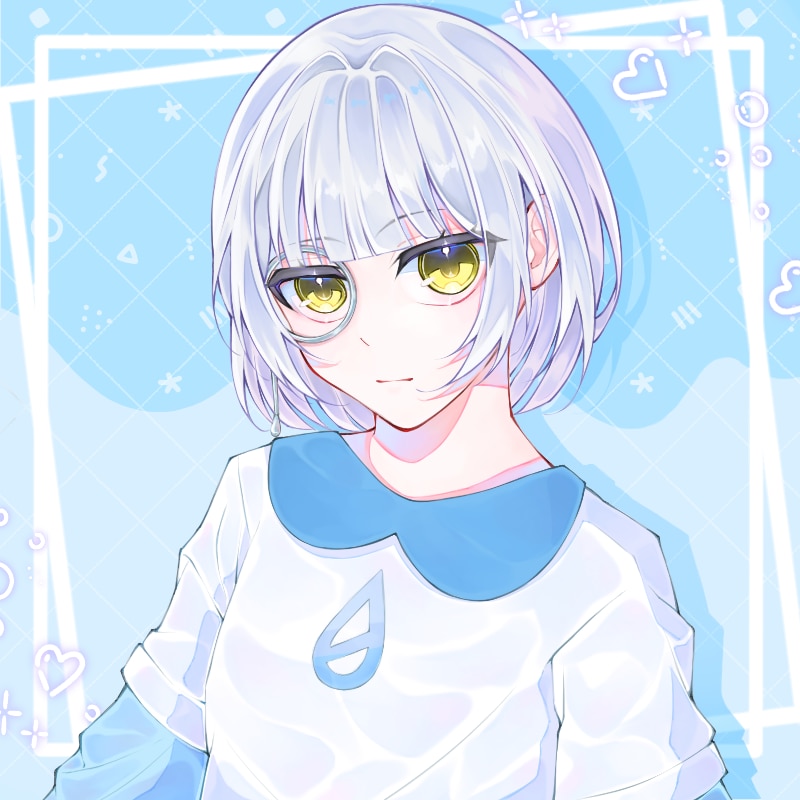 アイコンや配信に◎きゅるんと可愛いイラスト描きます 動画サムネ・アイコン・立ち絵に！かわいい目を惹くイラストです イメージ9