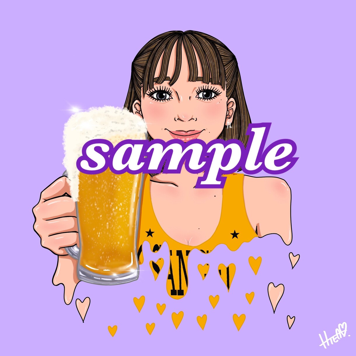 KAWAII♡SNSアイコン描きます みなさまのSNSアイコンKAWAII♡くします！！ イメージ2