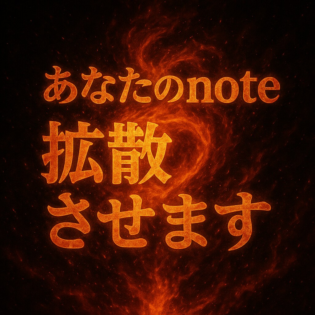 月間1億PV！2.5万垢でnoteを拡散します 平均2000いいね！note以外のご依頼もOK イメージ2