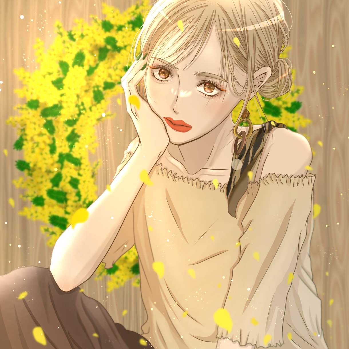 アイドルの似顔絵実績有！エモい似顔絵描きます NFTartistが映えるイラストを描きます！！グッズ化も◎ イメージ3