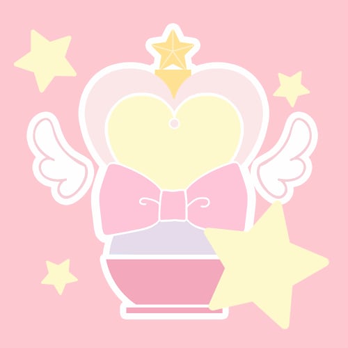 オリジナルの魔女っ子アイテムのイラスト描きます パステルカラーのゆめかわ系アイテム！ イメージ1
