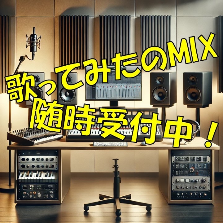 初心者歓迎！歌ってみたのMIXします すべて込みの価格でやらせていただきます！ イメージ1