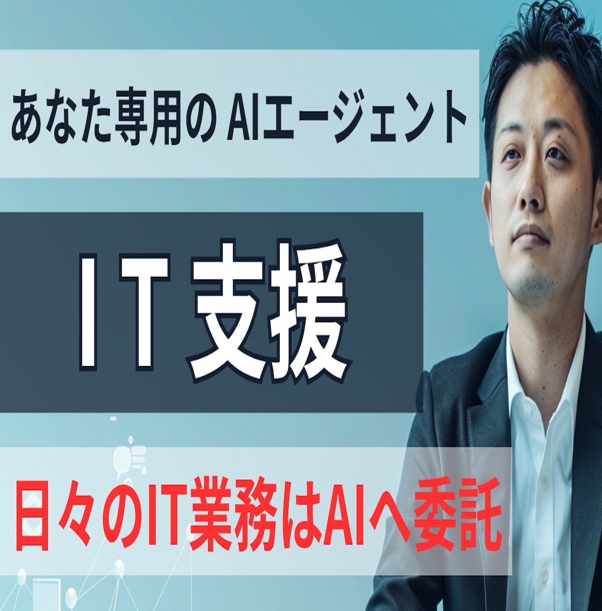 あなた専用の『IT支援AIエージェント』作成します 日々のIT業務、“指示ひとつ”で進む時代へ イメージ1