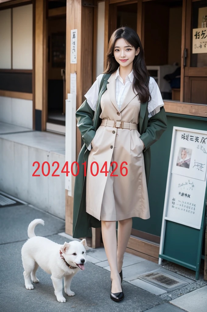 AIで作成した犬の散歩をする女子高生の写真販売ます 撮影や商用利用が難しい、犬の散歩をする女子高生のAI写真販売 イメージ7