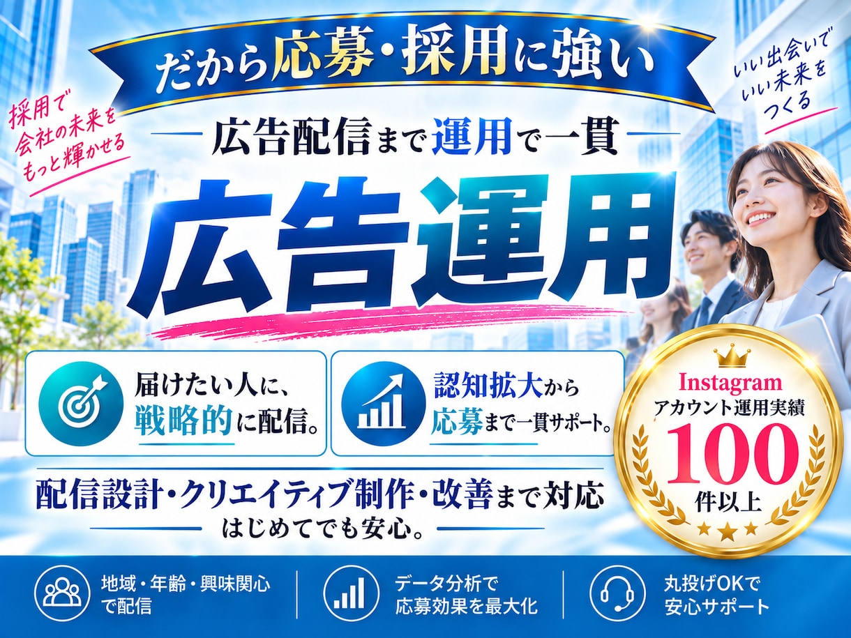 採用に特化 したInstagram運用をいたします 採用の「応募・採用」につながるInstagram運用 イメージ10