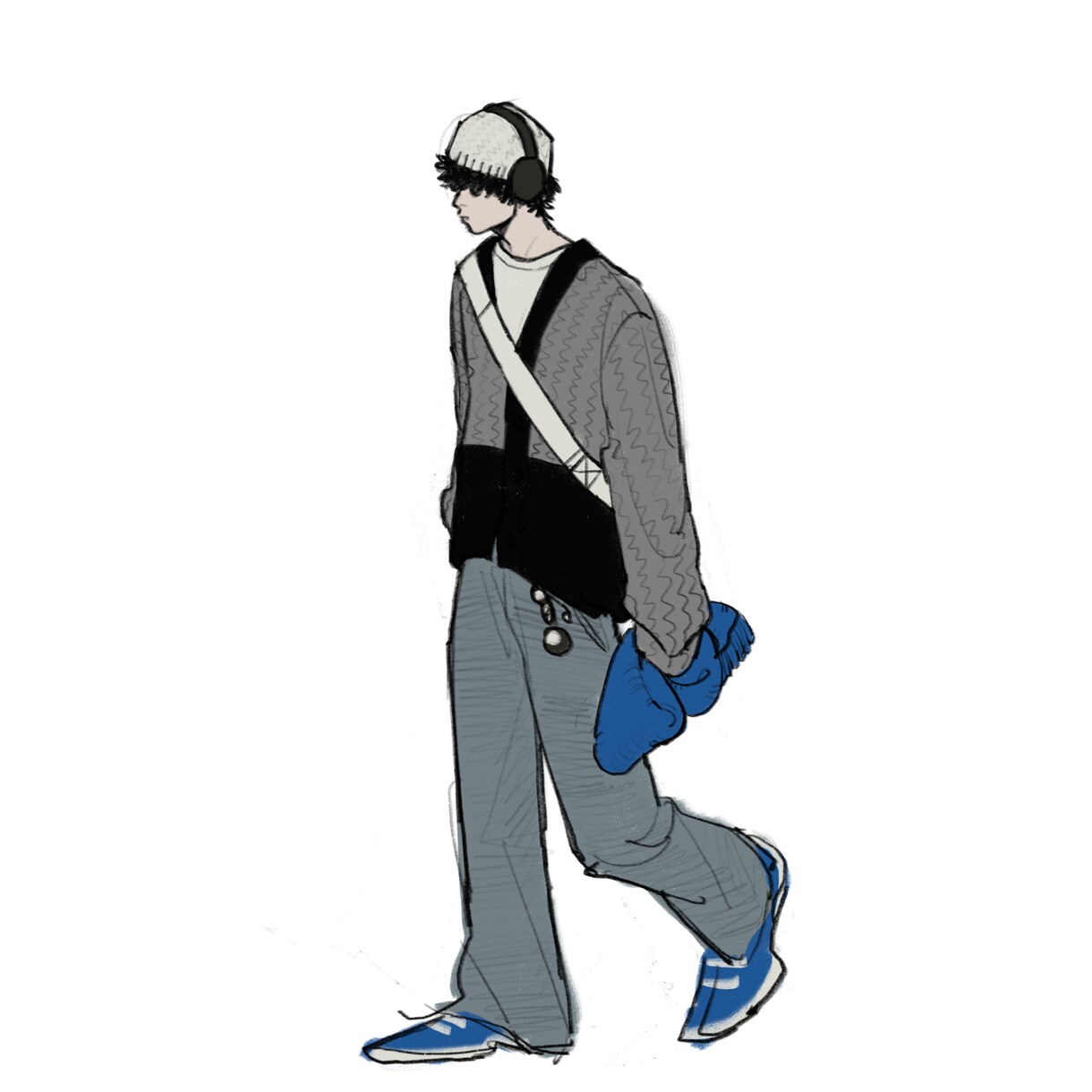 服好きの為の人物イラスト描きます ファッションにこだわったイラストが得意です。 イメージ5