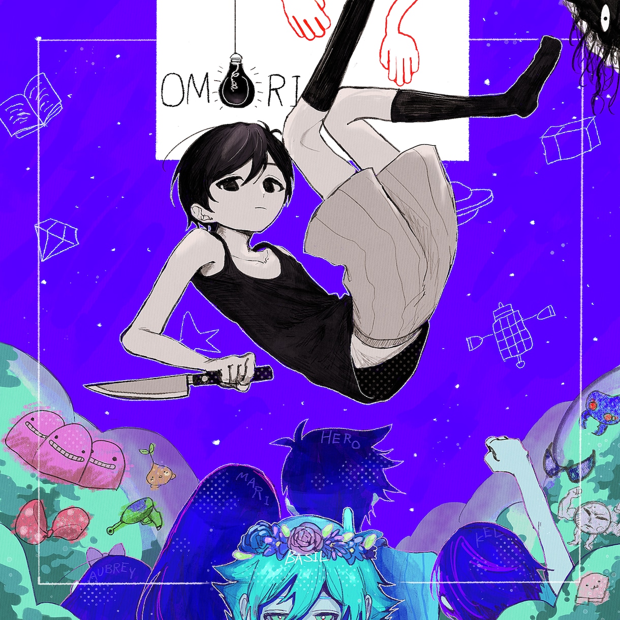 雰囲気のあるイラストを制作いたします アナログな質感・中性的・眼鏡キャラが好きな方はぜひ！ イメージ8