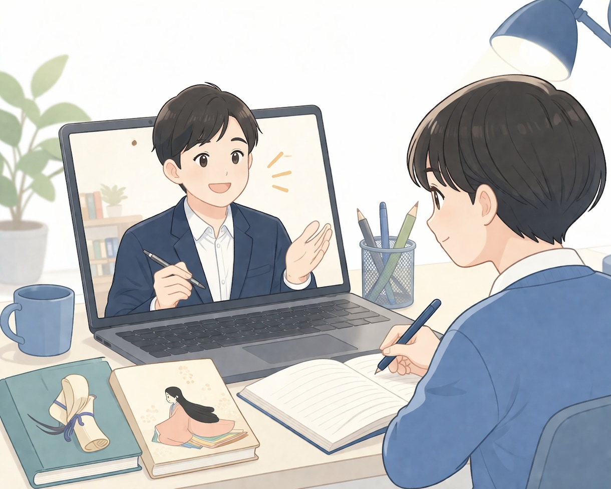 古文 漢文 定期テスト対策｜50の古典から選べます ⭐️該当作品の対策プリントを無料プレゼント。現役国語教師 イメージ1