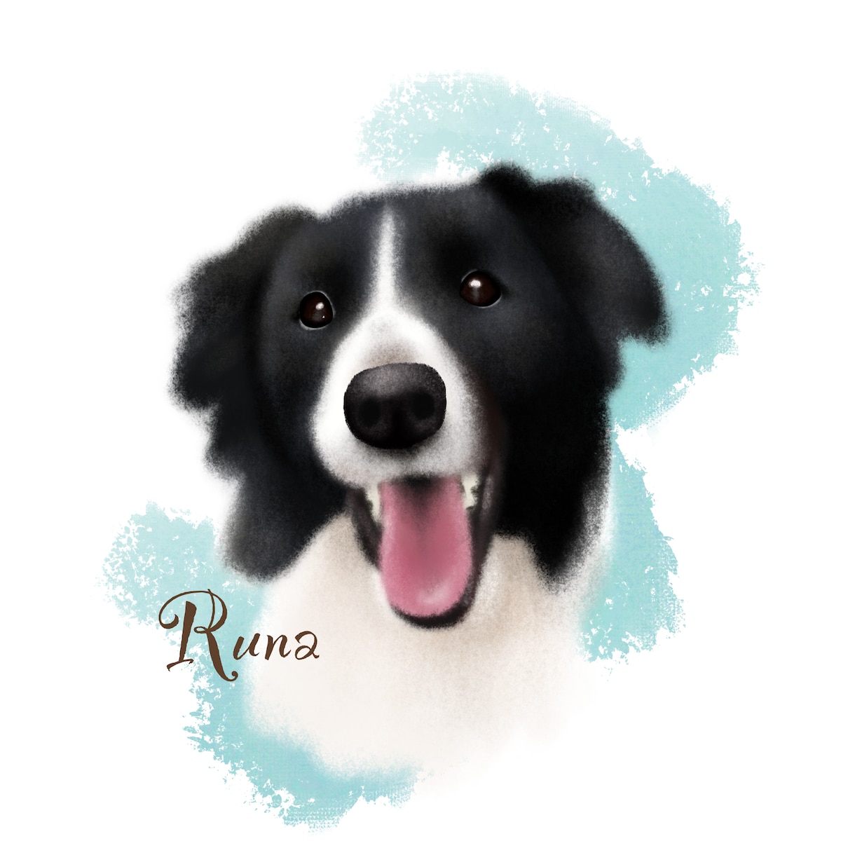 ペット◆あったかくてやさしいふわふわ似顔絵描きます 大切なペットのお写真イラストにいたします イメージ7