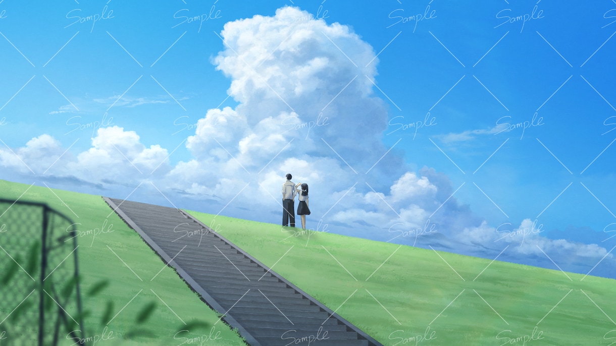 MV用、歌ってみた用の背景イラストを描きます 綺麗で切ないMV用イラストを制作いたします！ イメージ4
