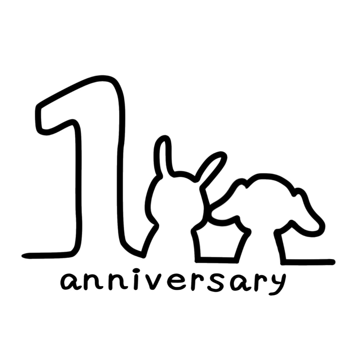 データ納品❁商用利用OK❁かわいい線画ロゴ描きます ❁かわいい線画であなたを彩ります❁ イメージ2
