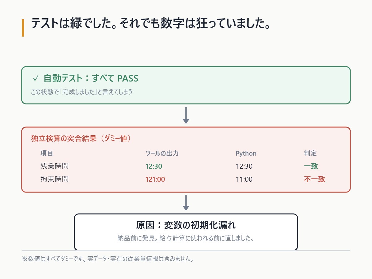 勤怠・集計のExcelをVBAで自動化します 飲食20年の現場目線と、納品前の独立検算つき イメージ4