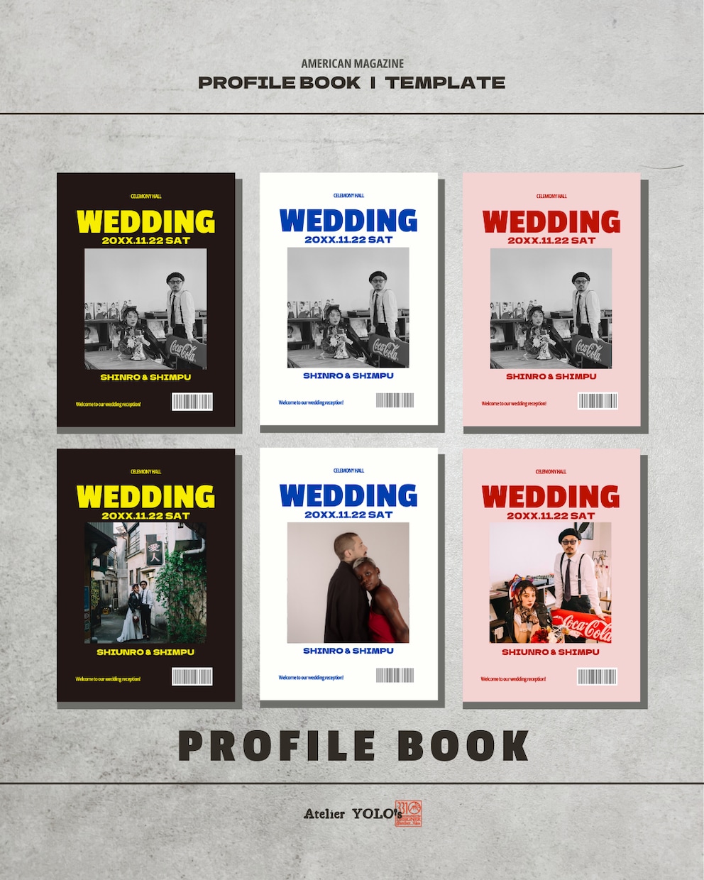 アメリカンなプロフィールが作れます アメリカンダイナー風な一冊がスマホで簡単に！ イメージ1