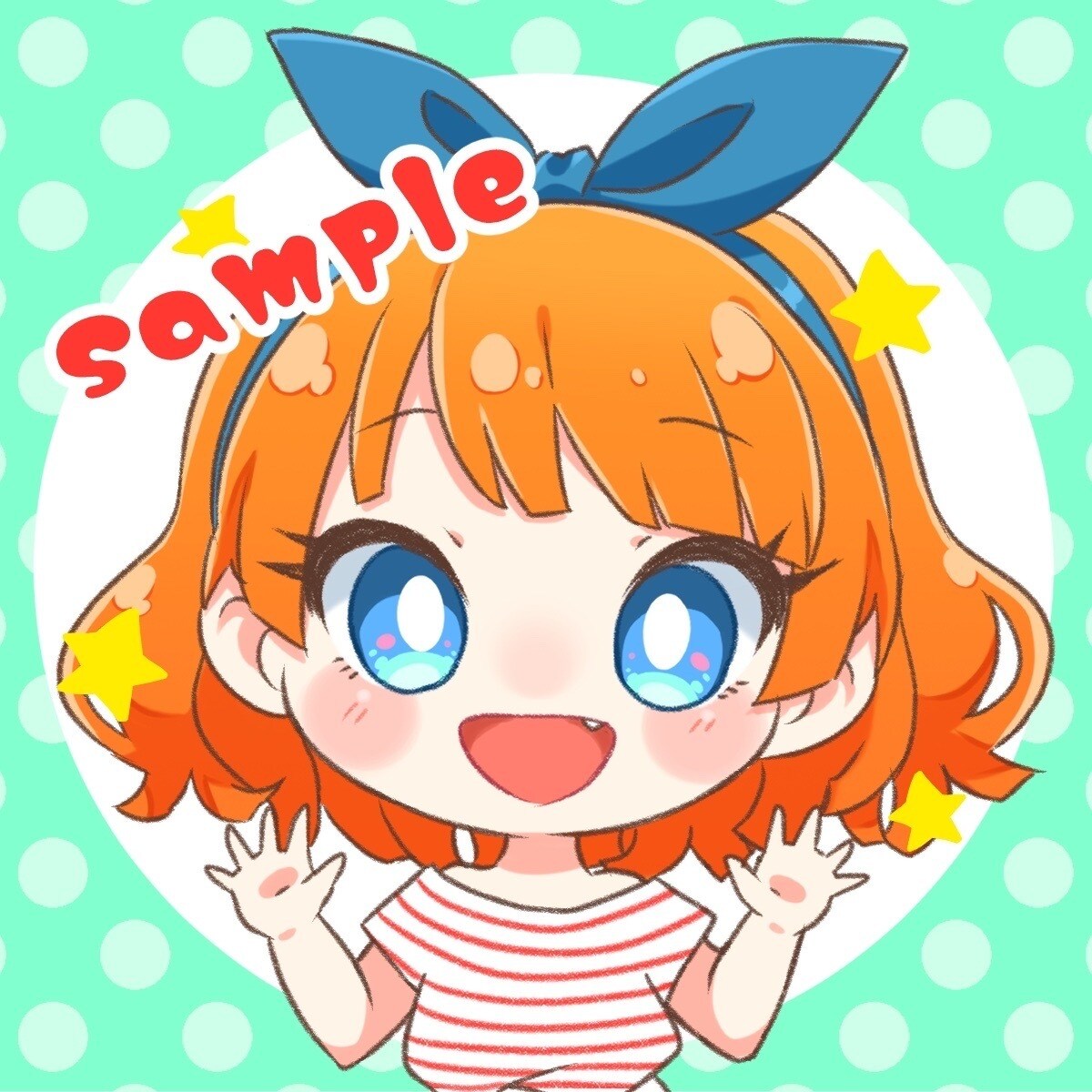 さくっと！アイコン描きます 商用利用OK！デフォルメで可愛い！写真から似顔絵風も可能！ イメージ2