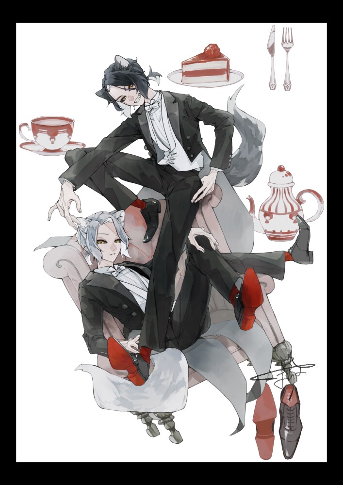 一枚絵イラストの制作承ります 低彩度の格好いいイラストお描きします イメージ5
