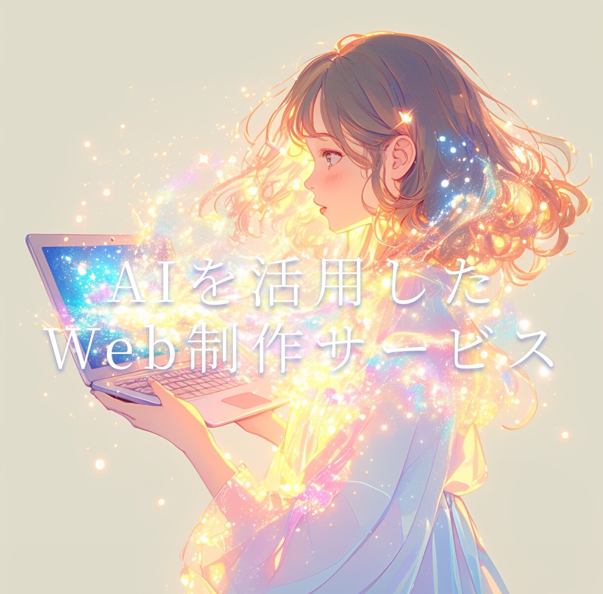 シンプルなWebサイト作成します AIで作るシンプルで動きのあるWebサイト作成 イメージ1