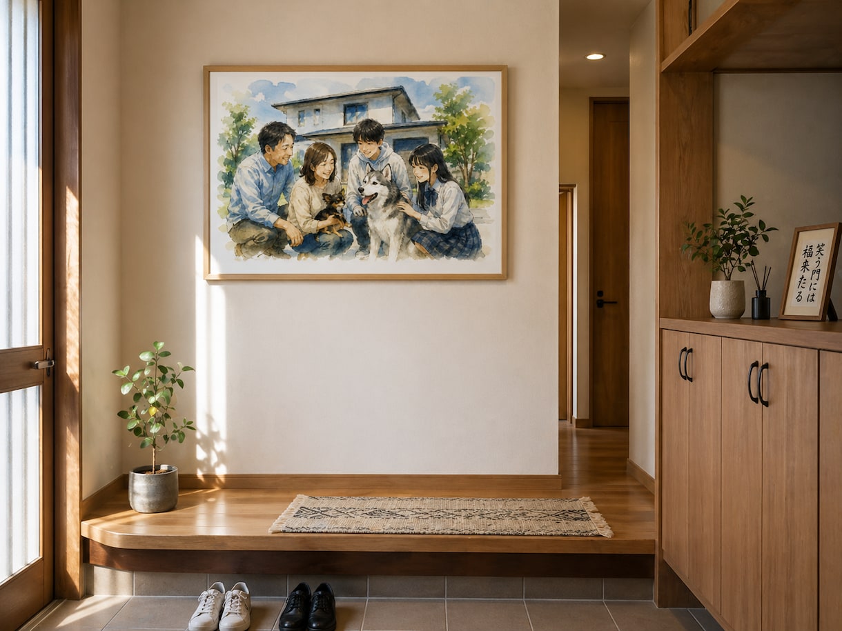 ペット絵｜飾りたくなる柔らかい水彩画を描きます 思い出の一枚をやさしい雰囲気のイラストに仕上げます。 イメージ4