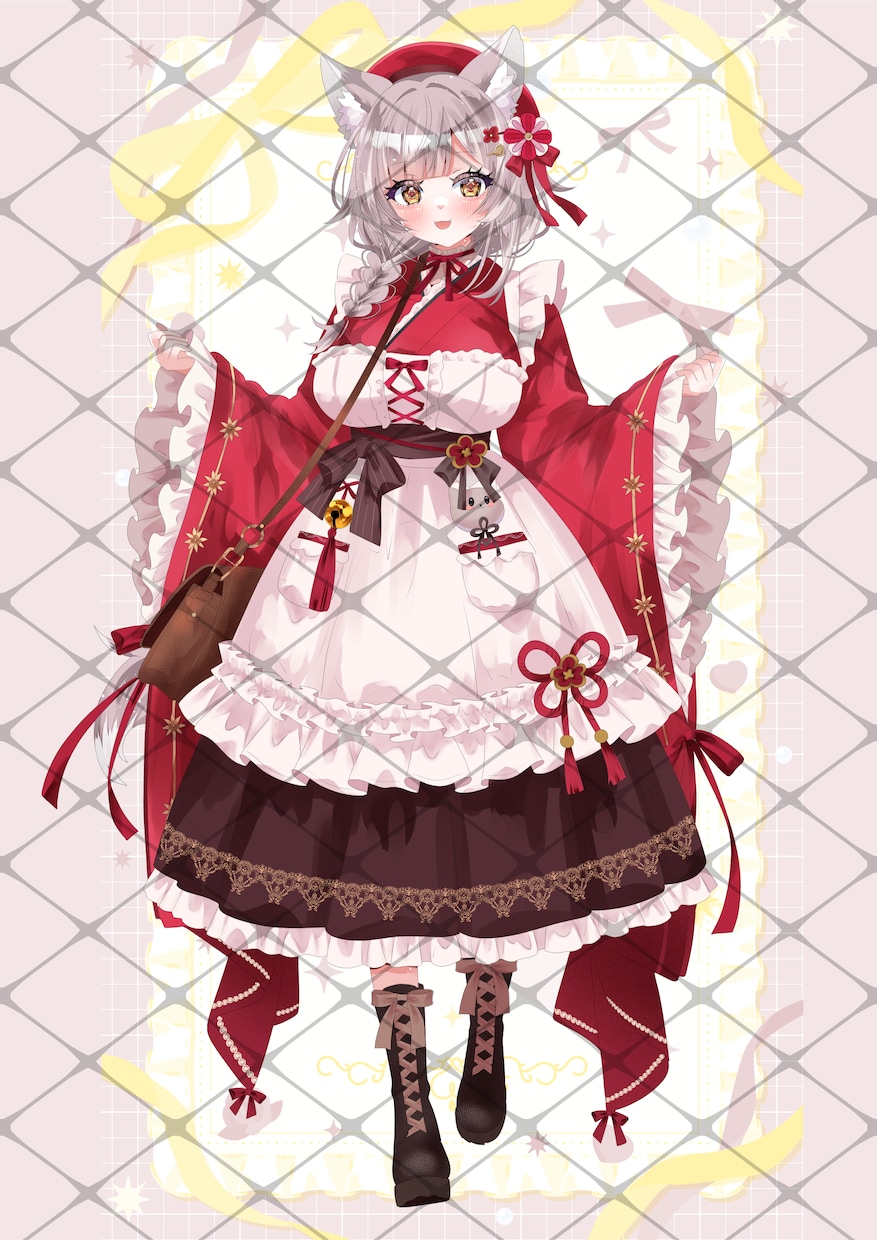 納期短め！配信等で使う立ち絵を作成いたします 多様なデザイン性のある立ち絵をお描きいたします イメージ3