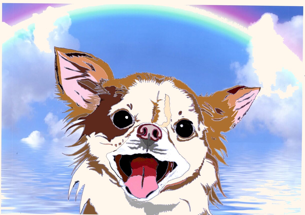 皆様の大切な家族のペットのイラストを描きます 家族同然の大切なワンちゃん猫ちゃんを可愛くイラストにします イメージ4