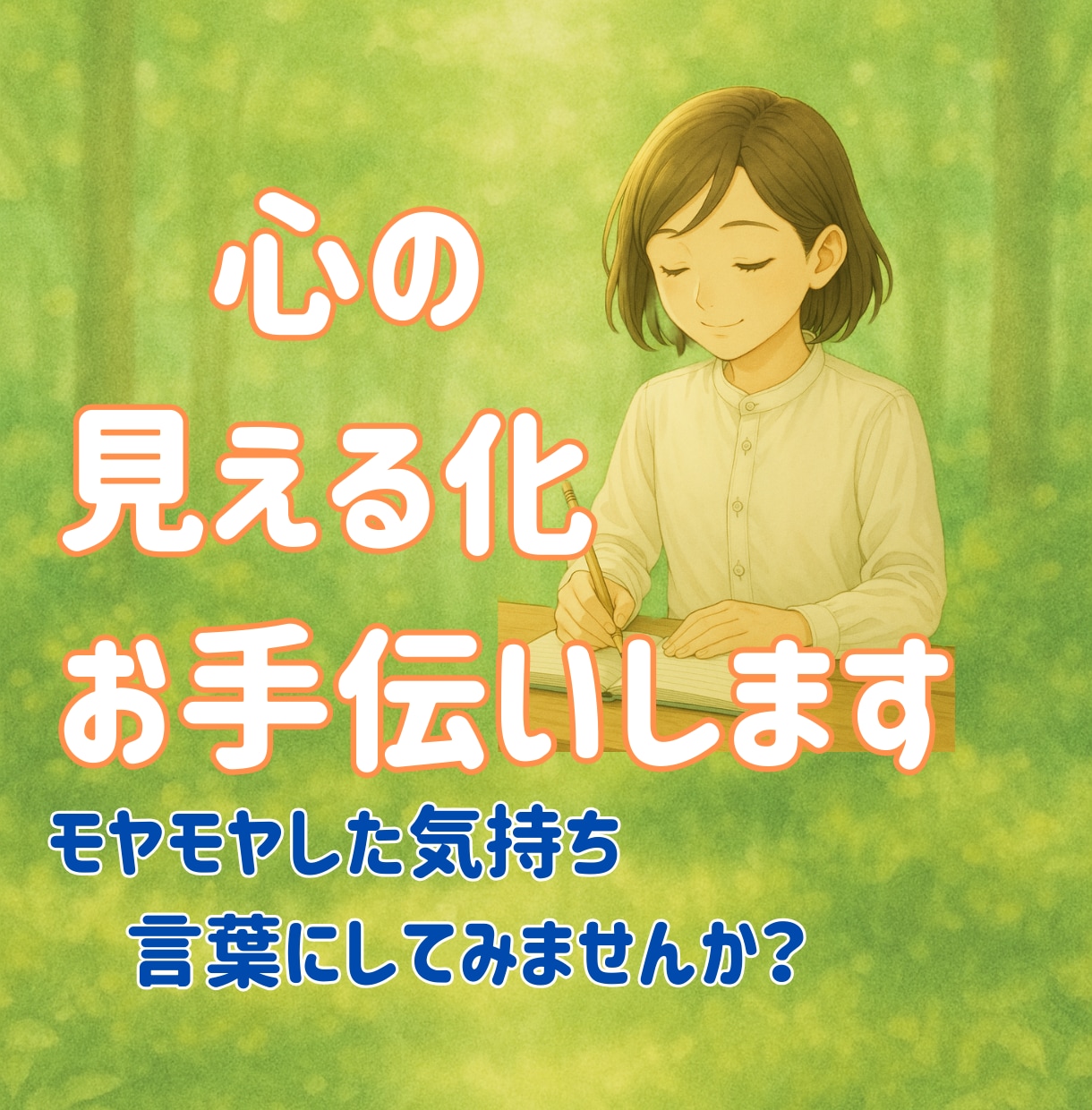 心の見える化お手伝いします ❀モヤモヤした気持ち、言葉にしてみませんか? イメージ2