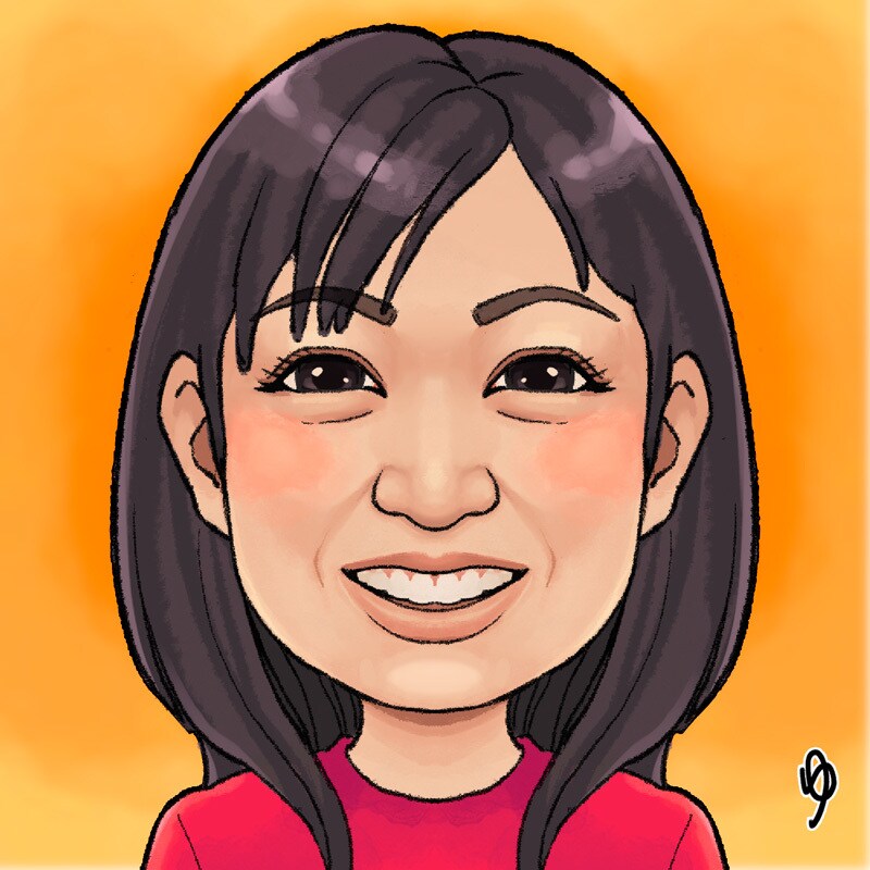 美人似顔絵♥現役プロが♥ハッピーにお描きします 女性の方歓迎、盛り、デフォルメ、美肌や服装もリクエスト可能！ イメージ6