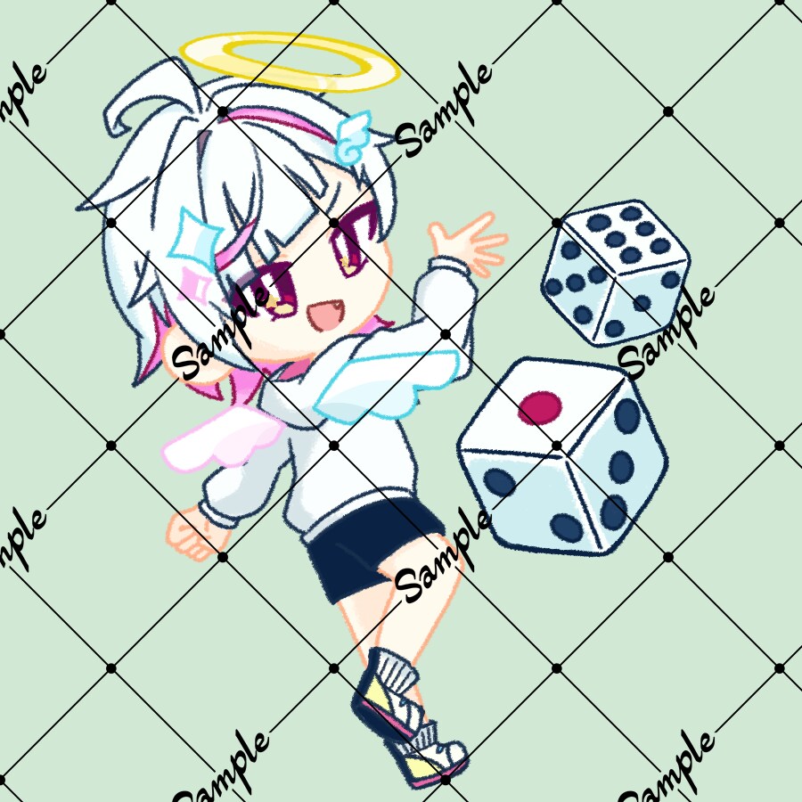 クレヨンペン風のふんわり可愛いSDイラスト描きます アイコン・メンバーシップ・配信サムネに♪ 商用利用無料！ イメージ7