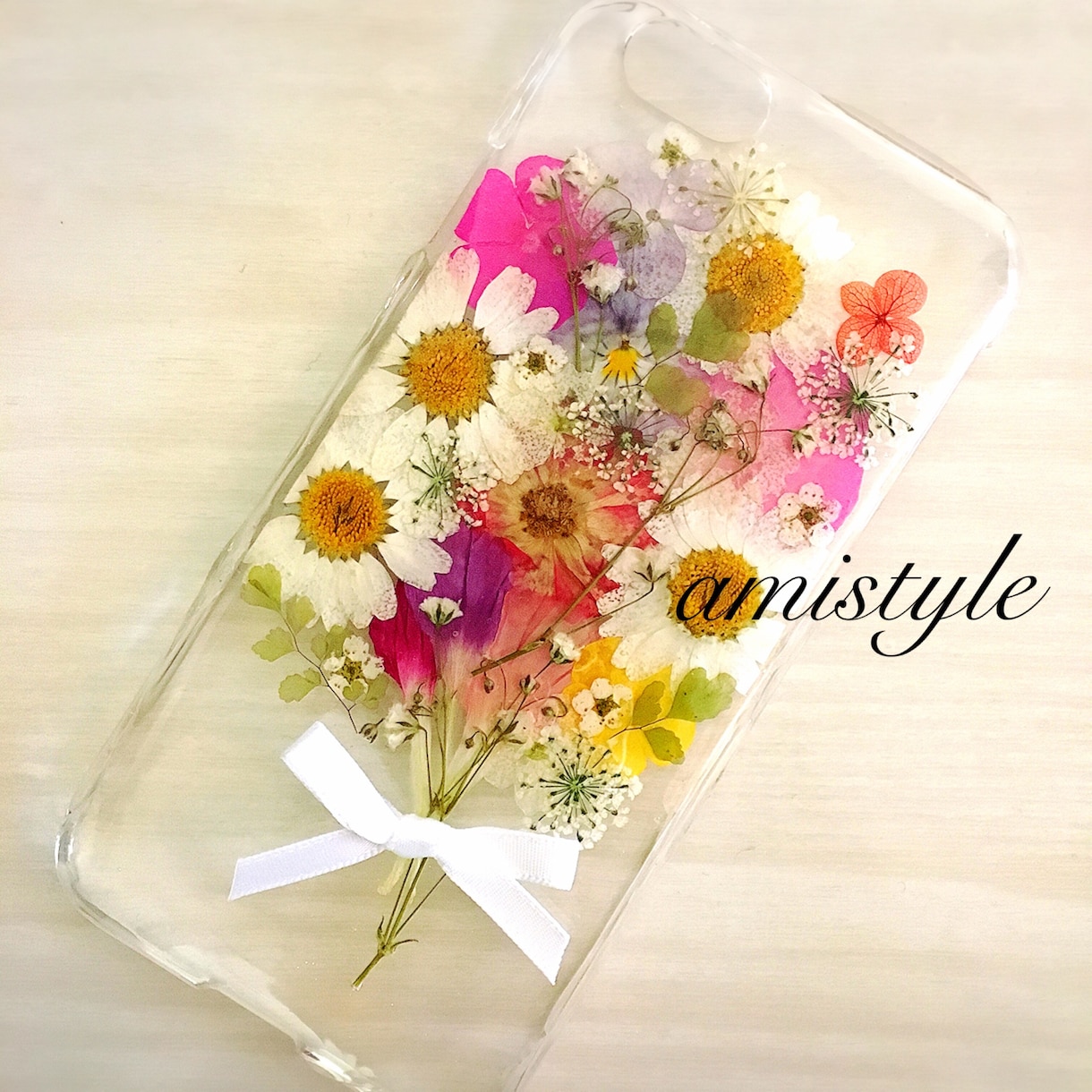 押し花のスマホケースを作成します 身近なスマホから毎日の生活にお花の彩りを…❤︎ イメージ3