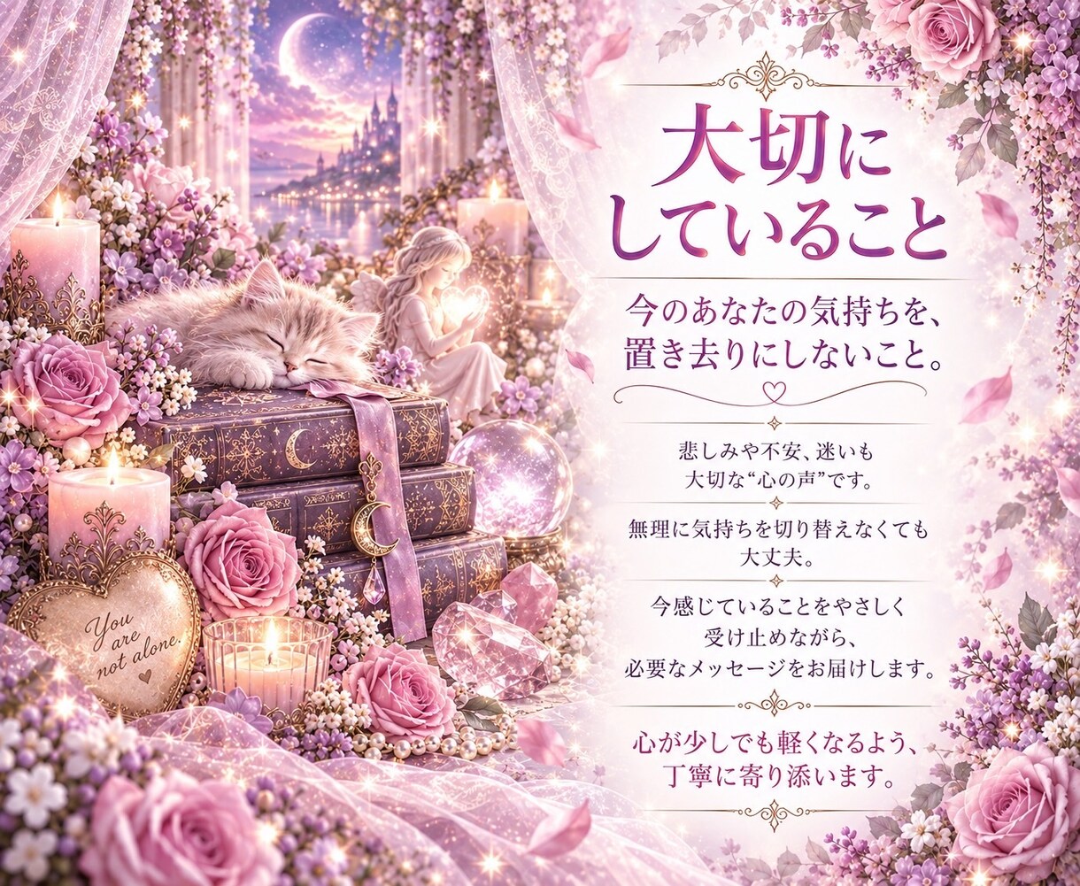 あなたの心に寄り添い、霊視で丁寧に鑑定します 生年月日不要。今のお悩みに必要なメッセージをお届けします イメージ6