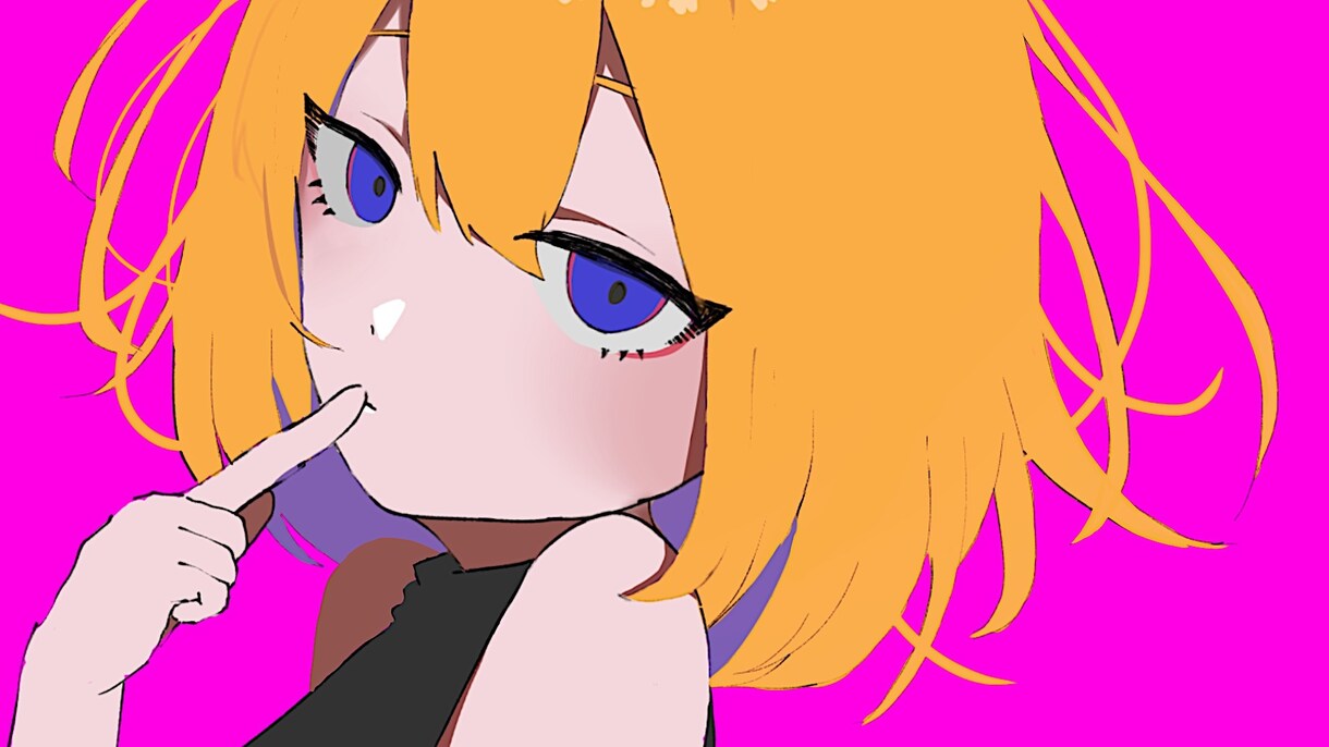 アイコン・一枚絵などなんでも描きます SNSアイコンや動画の1枚絵、規約内の二次創作など イメージ4