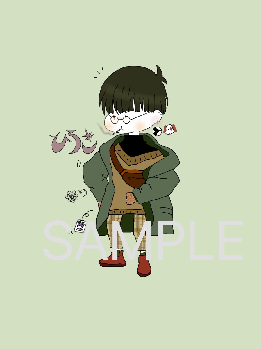 ブログ・SNS用のアイコン作成します ミニキャラ風のアイコンを作成いたします イメージ4