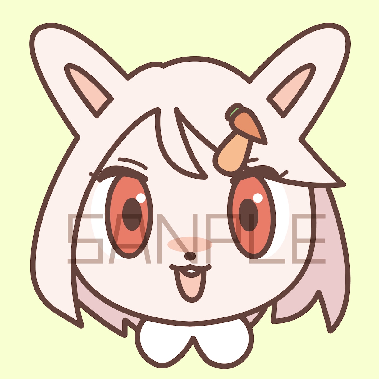 デフォルメキャラクターのアイコンを作成します ケモノや人間のデフォルメイラスト作成 イメージ2