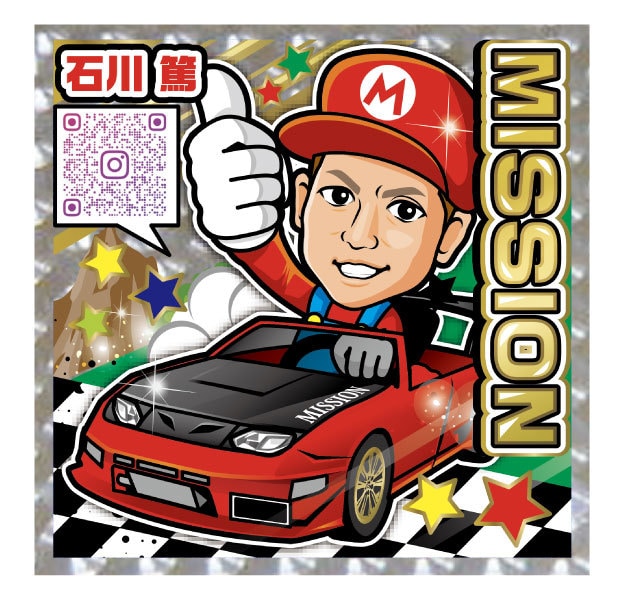 ビックリマン風の似顔絵キャラ作成します シール印刷の手配も可能！版権譲渡！商用利用OK！ イメージ3