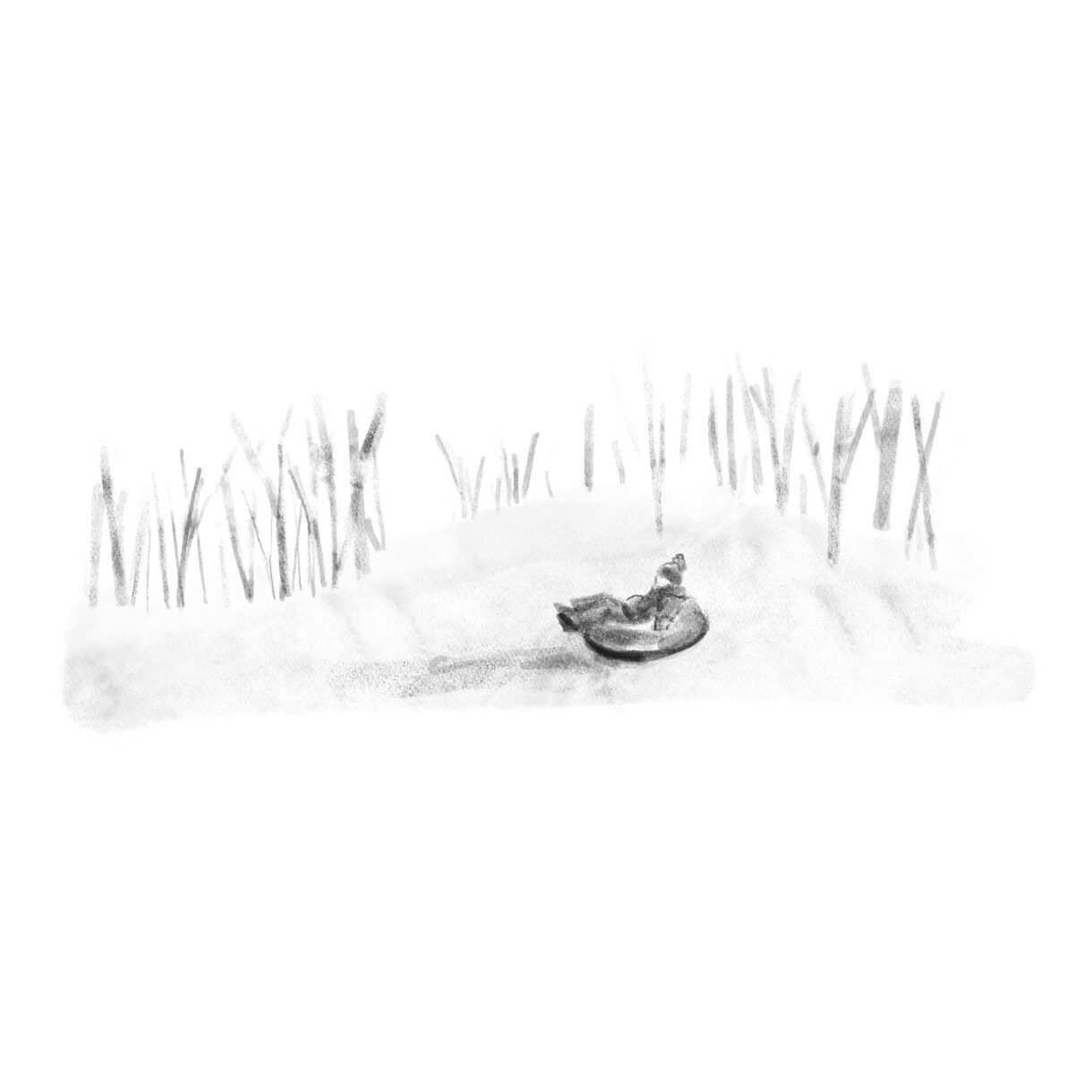 ほんわか暖かい雰囲気のモノクロイラストを描きます 柔らかい雰囲気のアイコンや挿絵のモノクロイラストが欲しい方へ イメージ1
