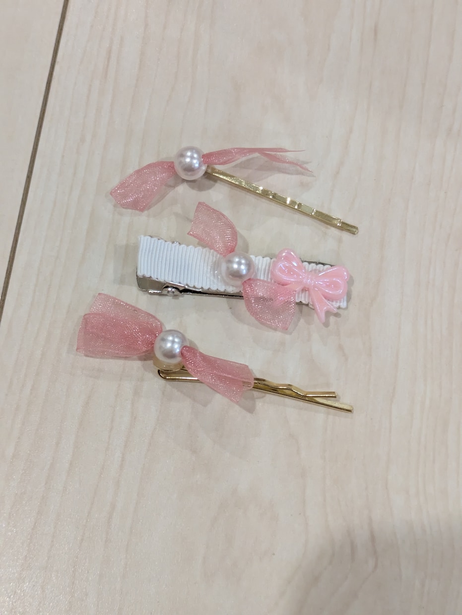 ご希望のパーツでヘアアクセサリー作ります 好きなパーツを使って自分らしいヘアアクセサリーを作りましょう イメージ1