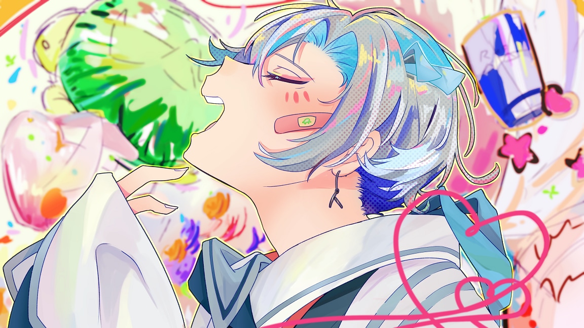 歌ってみた用サムネイル制作します サムネイル、動画内イラストに使用可能な１枚絵の作成です！ イメージ1