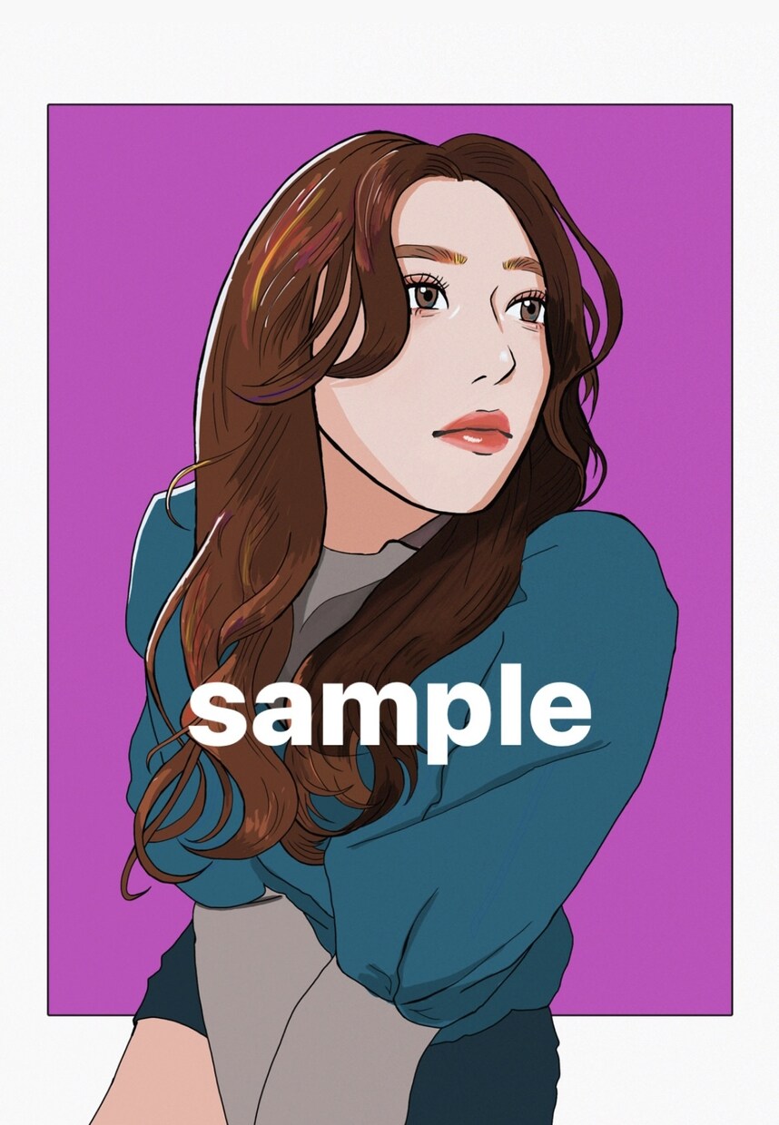 お洒落で似てる、かっこいい似顔絵イラスト描きます SNSアイコン／プロフィール／プレゼント／ビジネス　などに◎ イメージ6