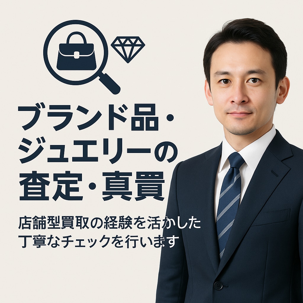 ブランド/ジュエリーなんでも査定します 現役鑑定士がブランド/ジュエリーなど、なんでも査定します イメージ1
