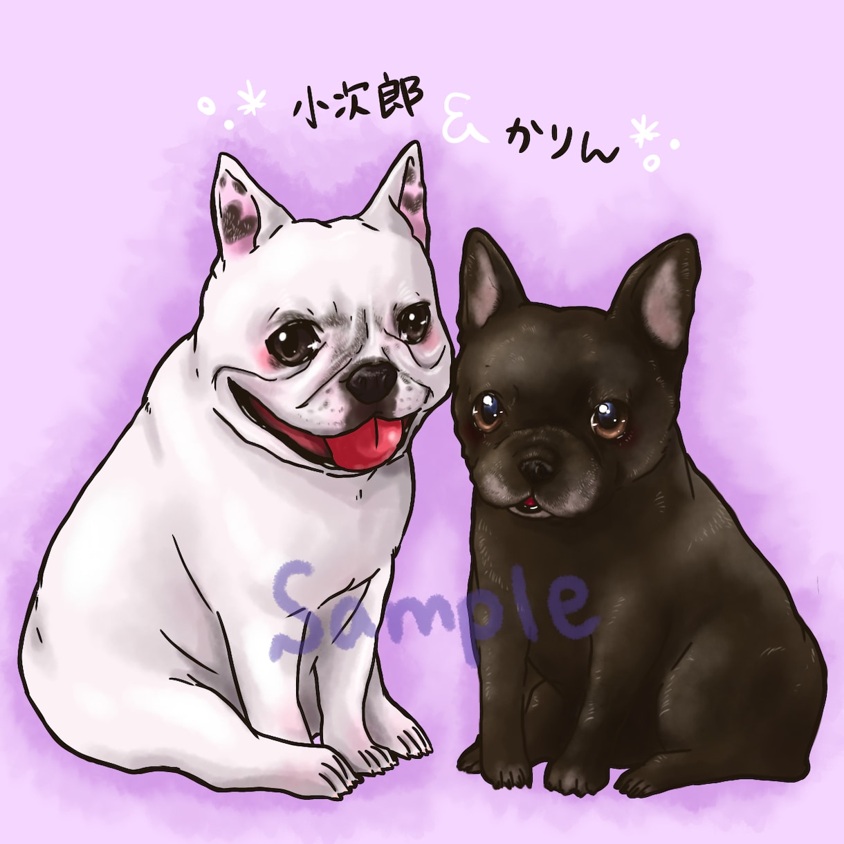 デフォルメ調でペット/動物をイラストにます アイコンに最適！メイキング動画もプレゼント！ イメージ4