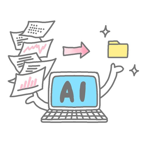 資料・ブログ用！AIビジネス図解５点提供します 商用可・背景透過｜プレゼンや記事の時短に！シンプル素材 イメージ3