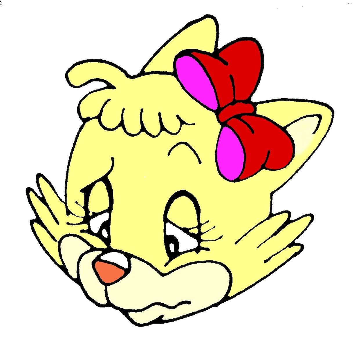 擬人化された猫のイラストアイコンは和ませます 全可8点ある女の子の可愛い猫のアイコンは色々な場面に使えます イメージ5