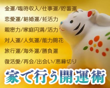 金運や恋愛運などを上げる開運術を伝授します 攻めの開運法☆ひと月分の各種運気を高める方法をお伝えします イメージ1